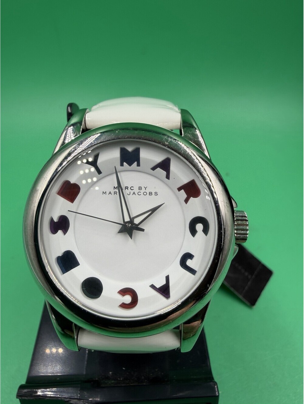 NWT Marc by Marc Jacobs Women's Dreamy Logo Watch MBM1190 Multicolor/New Battery